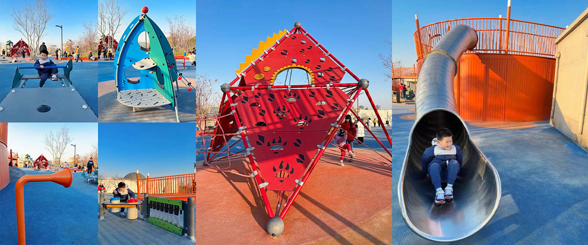 Equipos de juegos infantiles seguros y divertidos para uso comercial