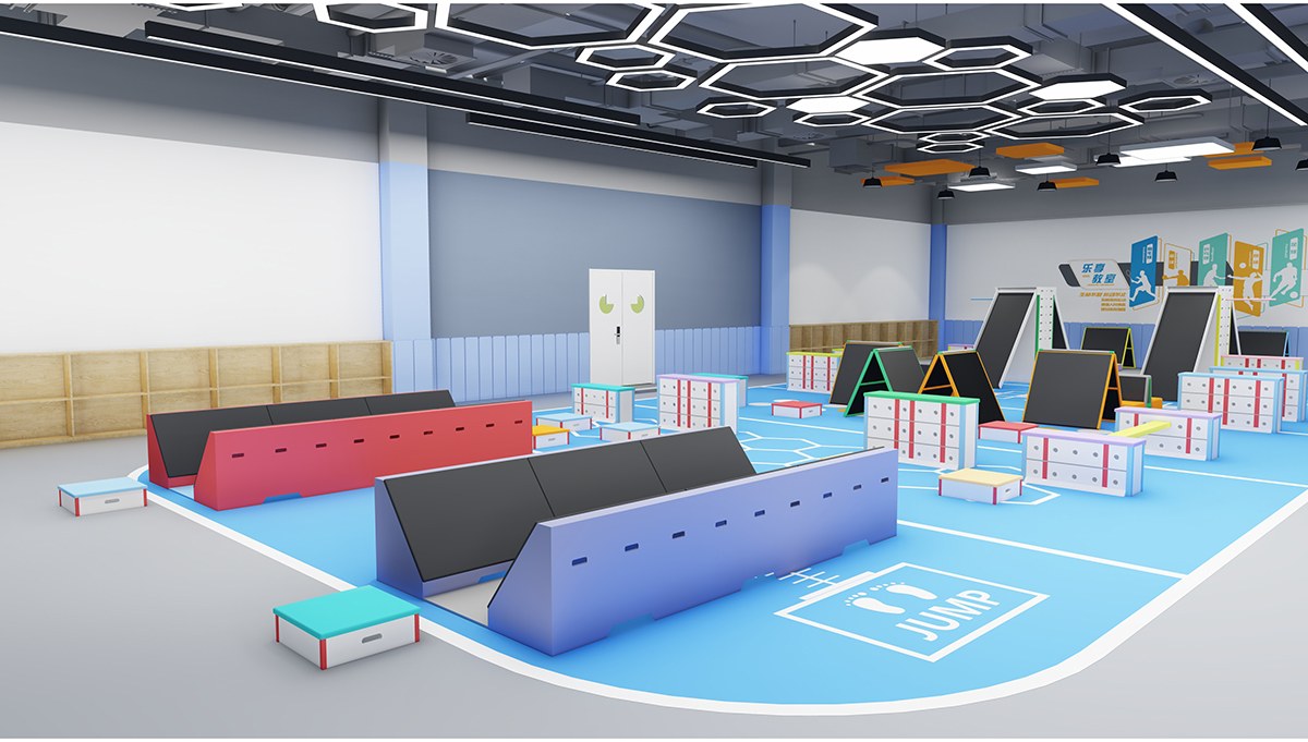 6. Equipo de entrenamiento para carreras de obst&aacute;culos en interiores (10)