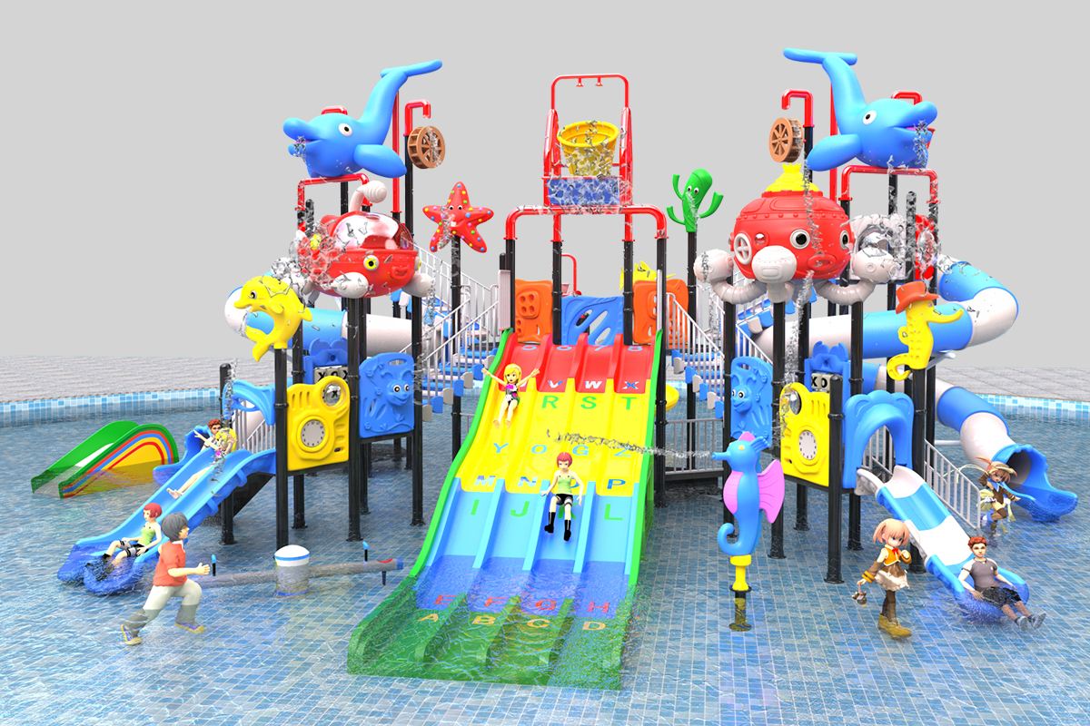 Equipo de juegos de Aventure Water Playground (2)