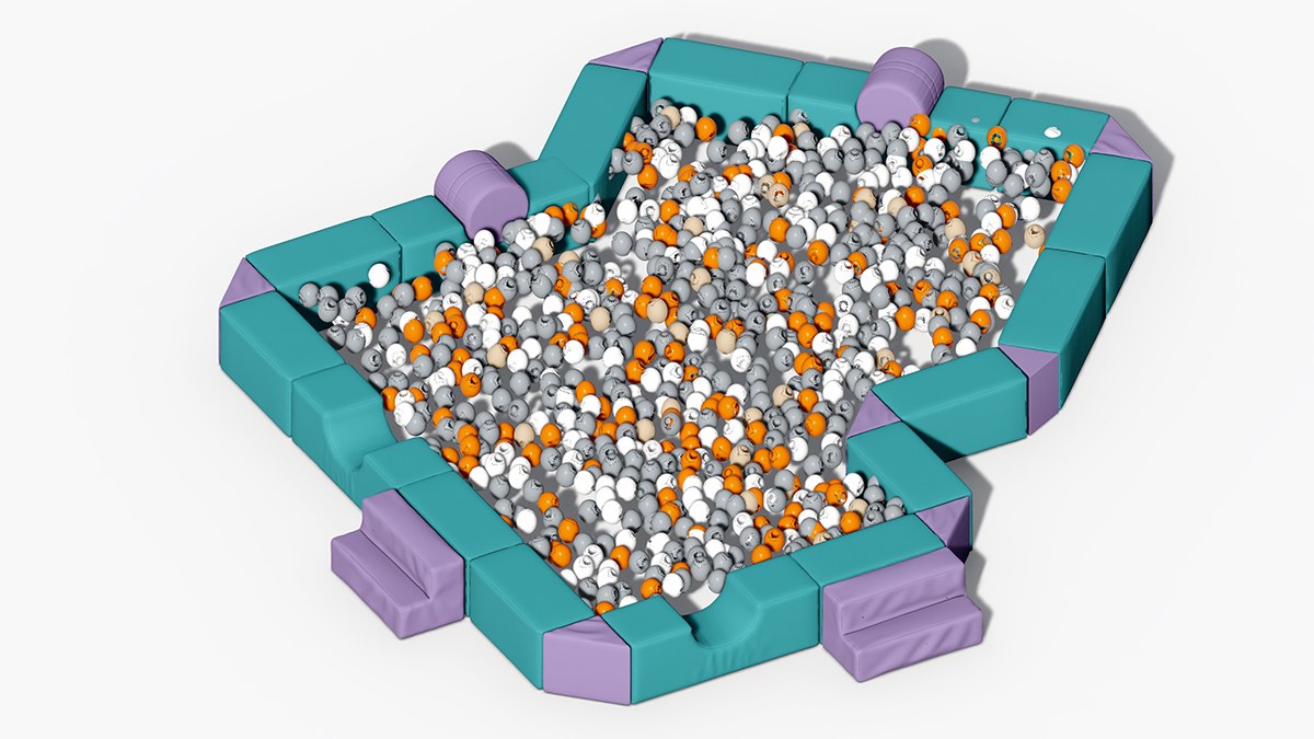 24. &Aacute;rea de juego suave tem&aacute;tica para ni&ntilde;os (5)