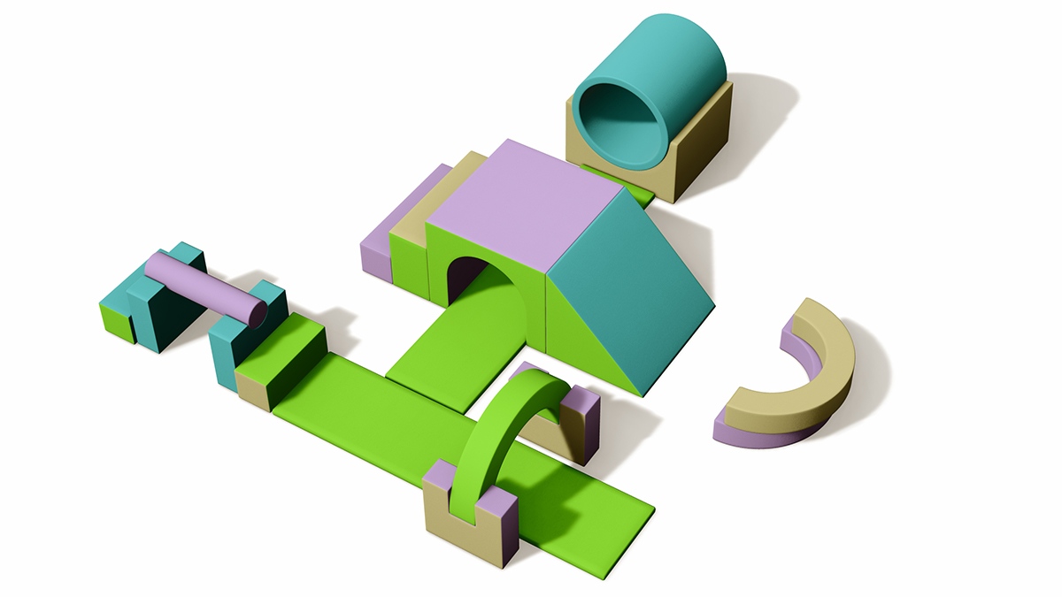 8. Juego suave en interiores para jardines de infantes (2)