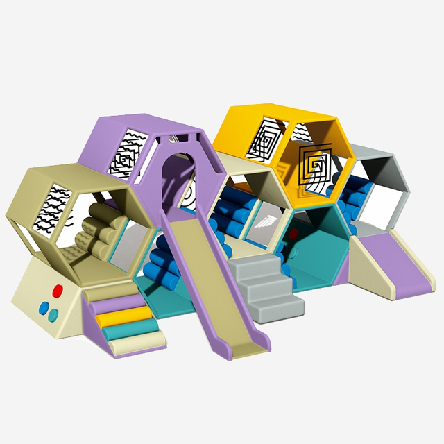 Juego de escalador de juego suave para interior Hexagon Hive