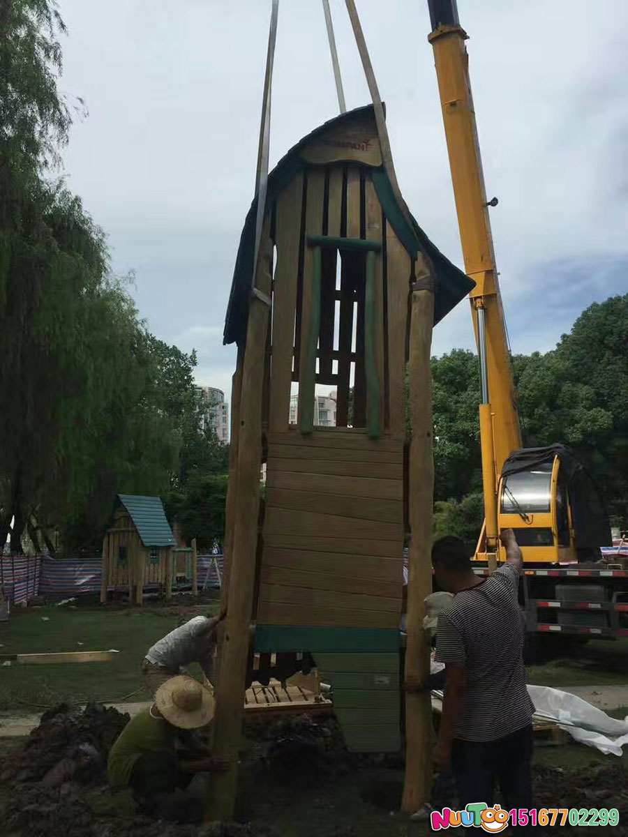 Diversión no estándar Letu + tobogán combinado de troncos + parque de ocio ecológico - (4)