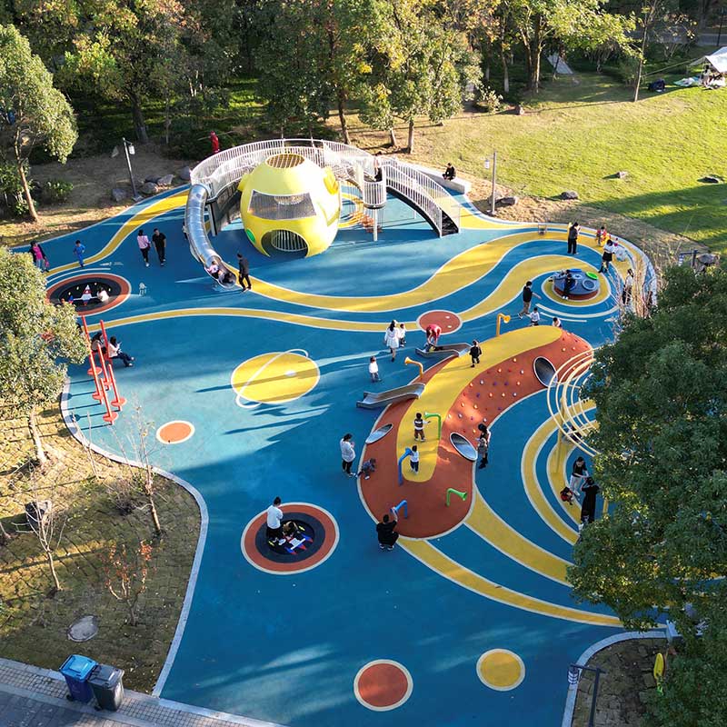 Equipo de juegos infantiles para parques-Parque infantil al aire libre-Zhejiang Tiantai