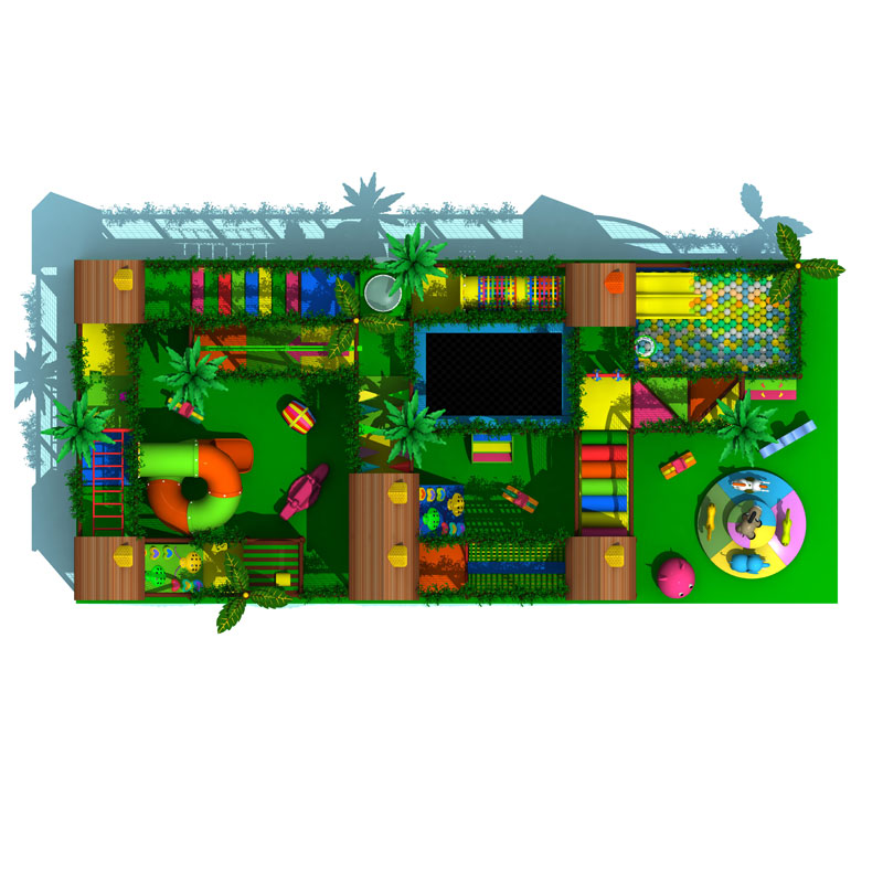 China Jungle Theme Kids Indoor Soft Playground, Precio de temas de juegos interiores