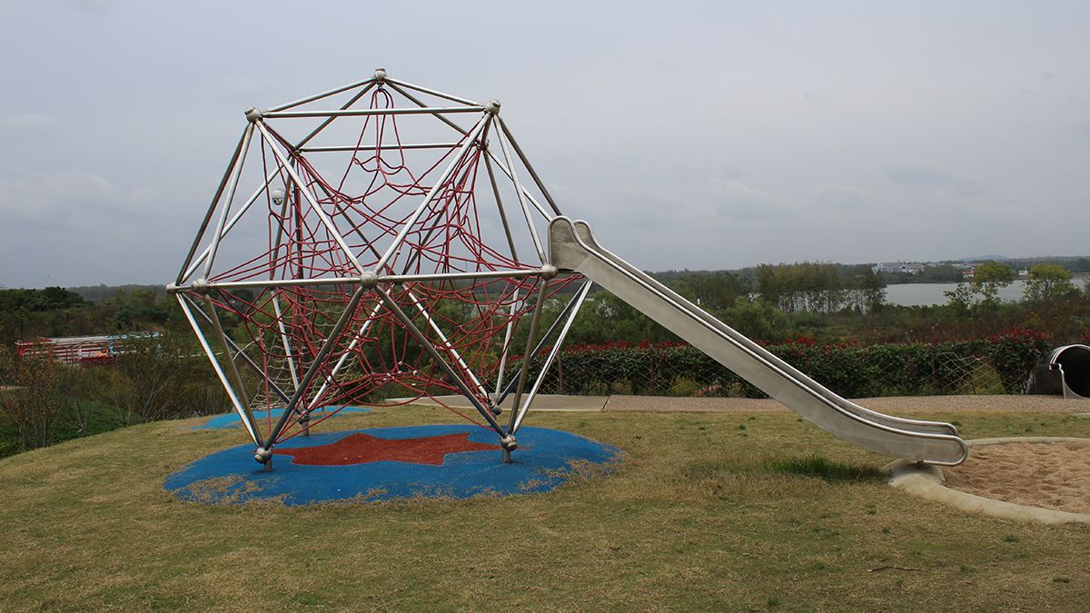 Equipo de juego de escalada con red de cuerda (3)