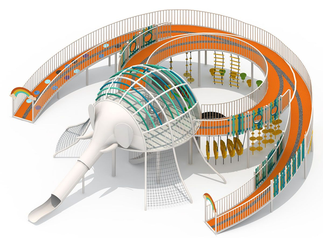 Oferta personalizada del fabricante del patio de recreo Solución de parque infantil