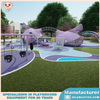 Instalaciones del parque de atracciones comunitario _Equipo de juegos infantiles_Parque temático Coral