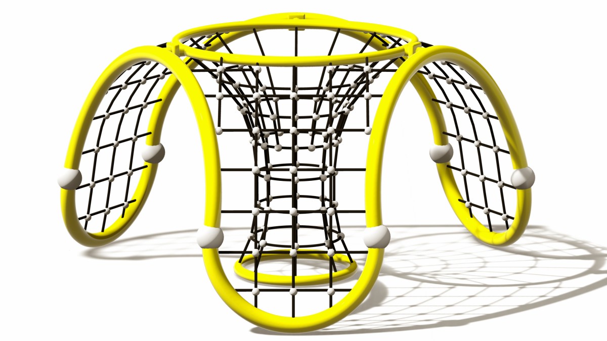 Muestra panor&aacute;mica del Equipo de Juegos Infantiles de Escalada Domo-2