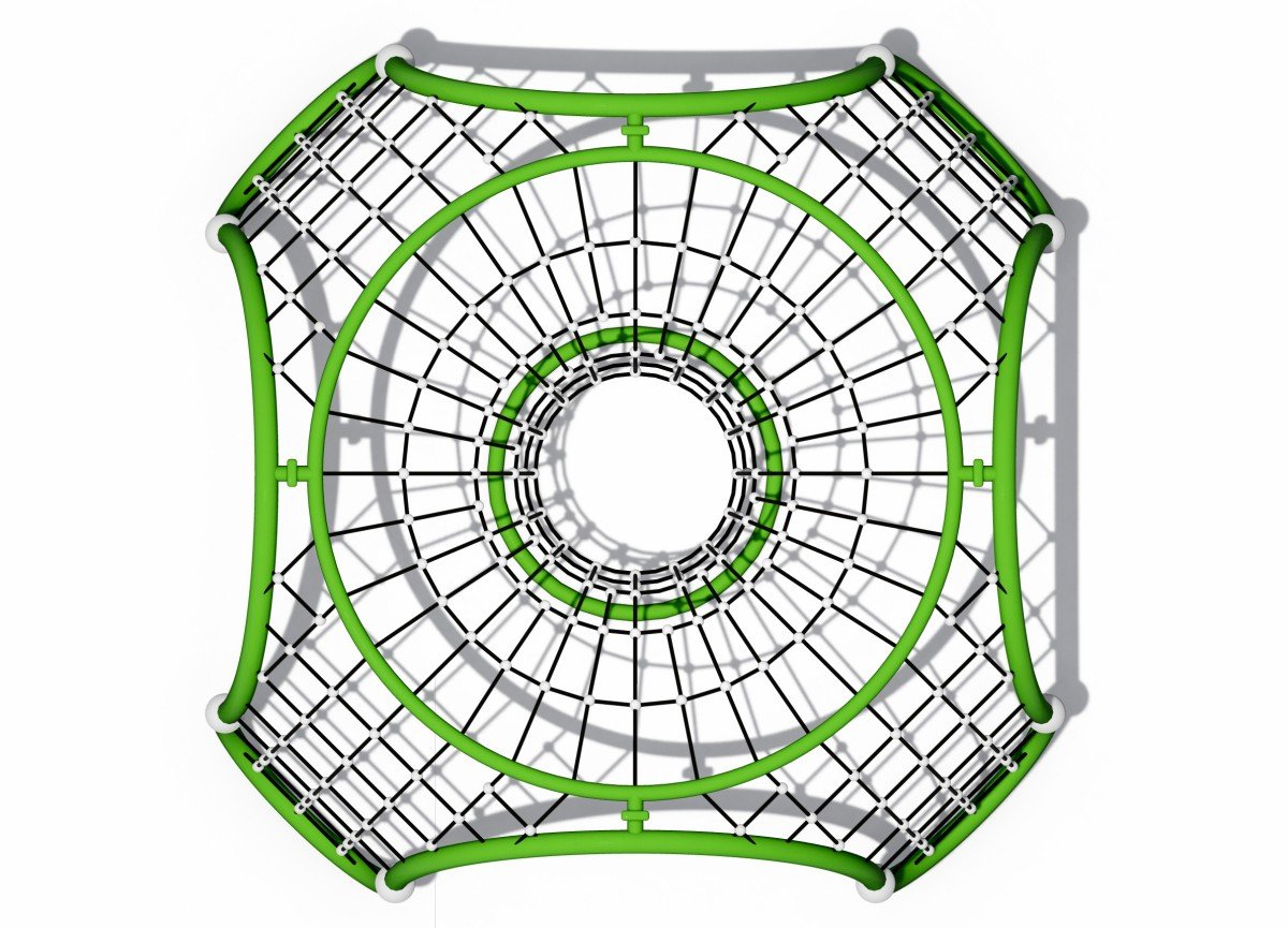 Vista panor&aacute;mica del gimnasio al aire libre Kids Play Dome Climber-5