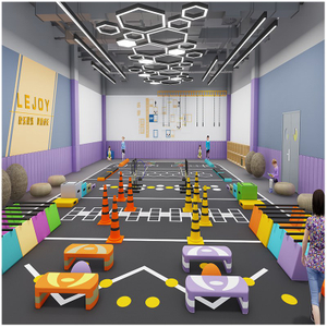 Equipo de entrenamiento para carreras de obstáculos a medida para parques infantiles interiores