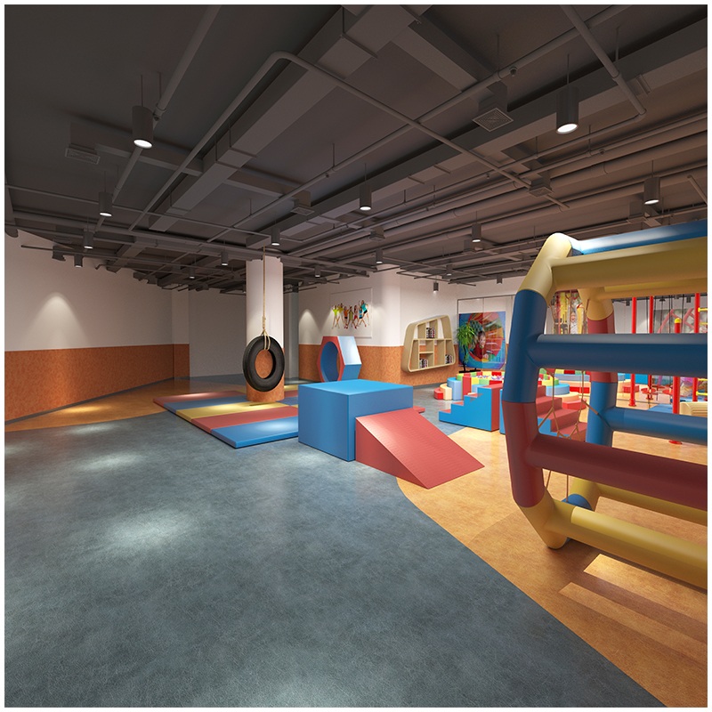 Equipo de entrenamiento para carreras de obstáculos en interiores apto para familias