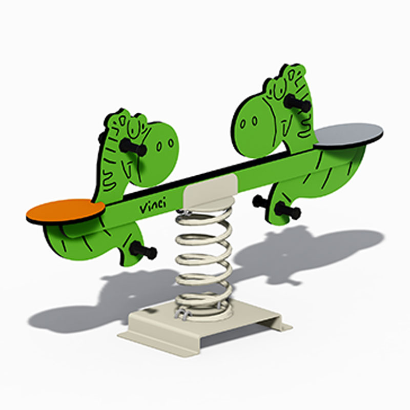 Balancines dobles con temática de dinosaurios