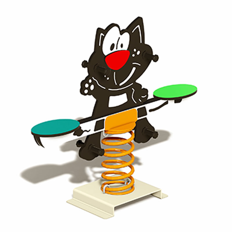 Balancines personalizados con temática de gato negro 