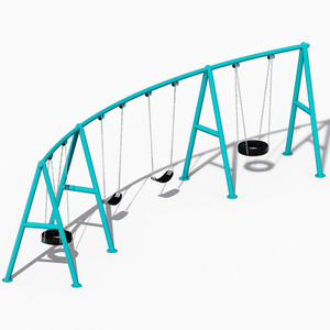 Columpio para niños al aire libre creado para mejorar las experiencias de juego al aire libre de los niños