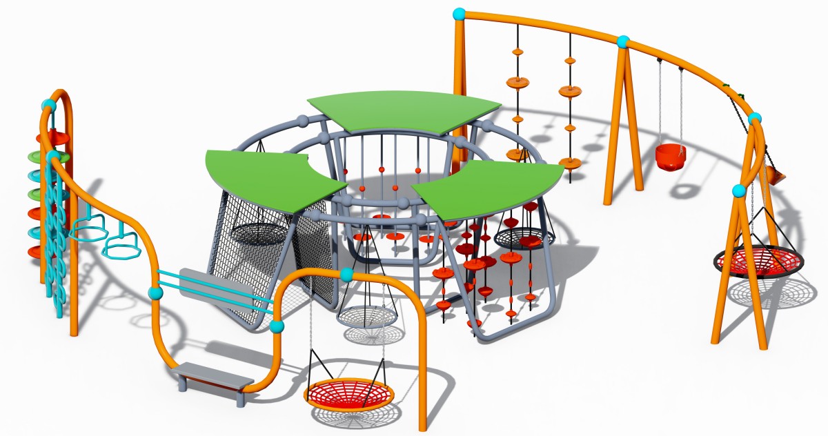 Columpio para parque infantil (4)
