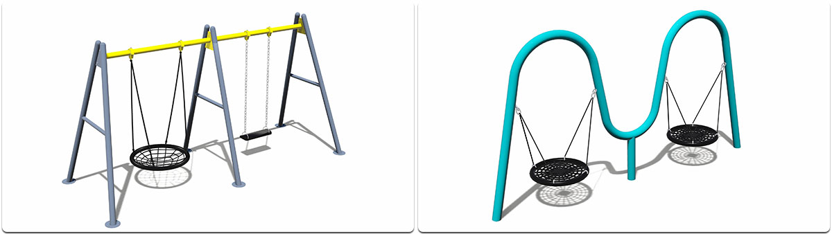 columpio asequible para juegos al aire libre (3)