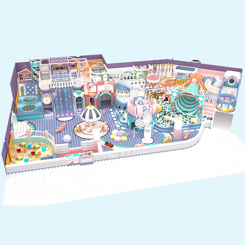 Estructura de juego suave para jardín de infantes de China