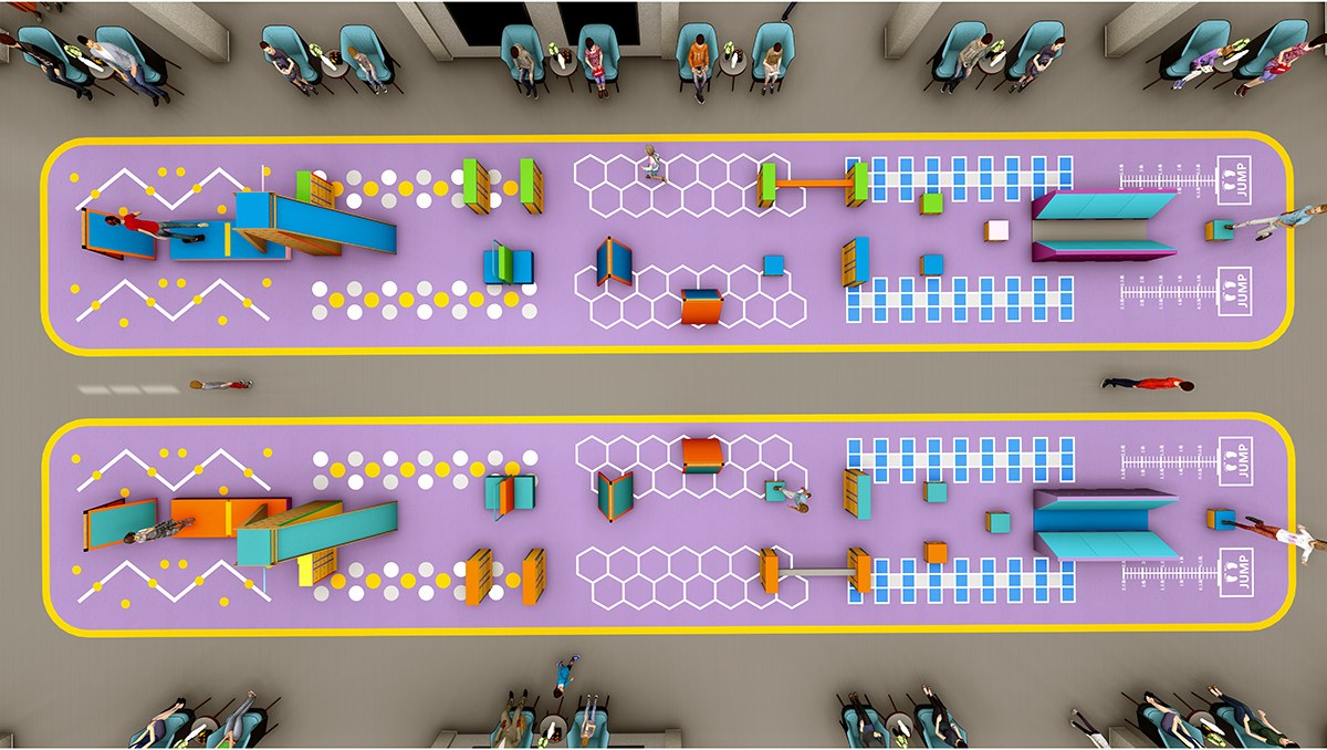 4. Entrenamiento en carrera de obst&aacute;culos cubierta para ni&ntilde;os (8)