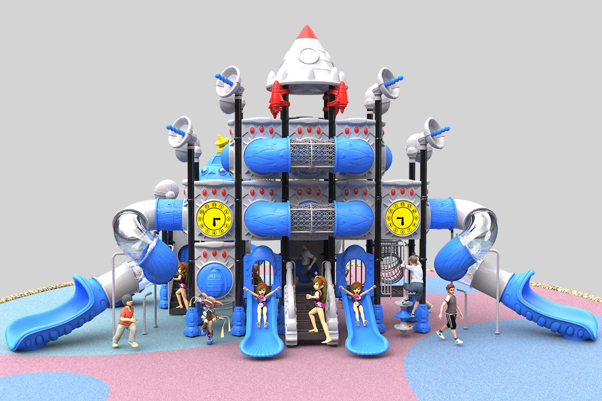Equipo de juegos con temática espacial (2)