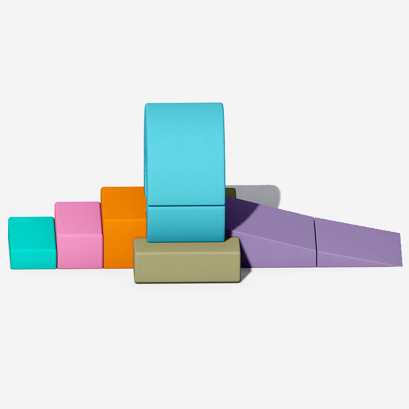 Equipo de juego suave para interiores modular y fácil de limpiar 