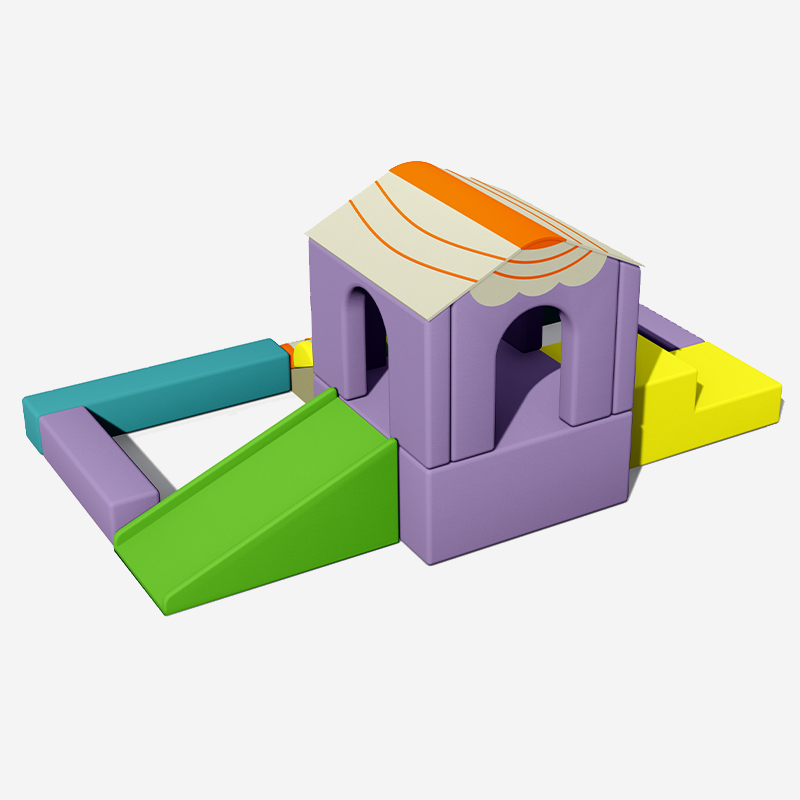 Casa de escalada con acolchado suave: equipo de juego suave para interiores 