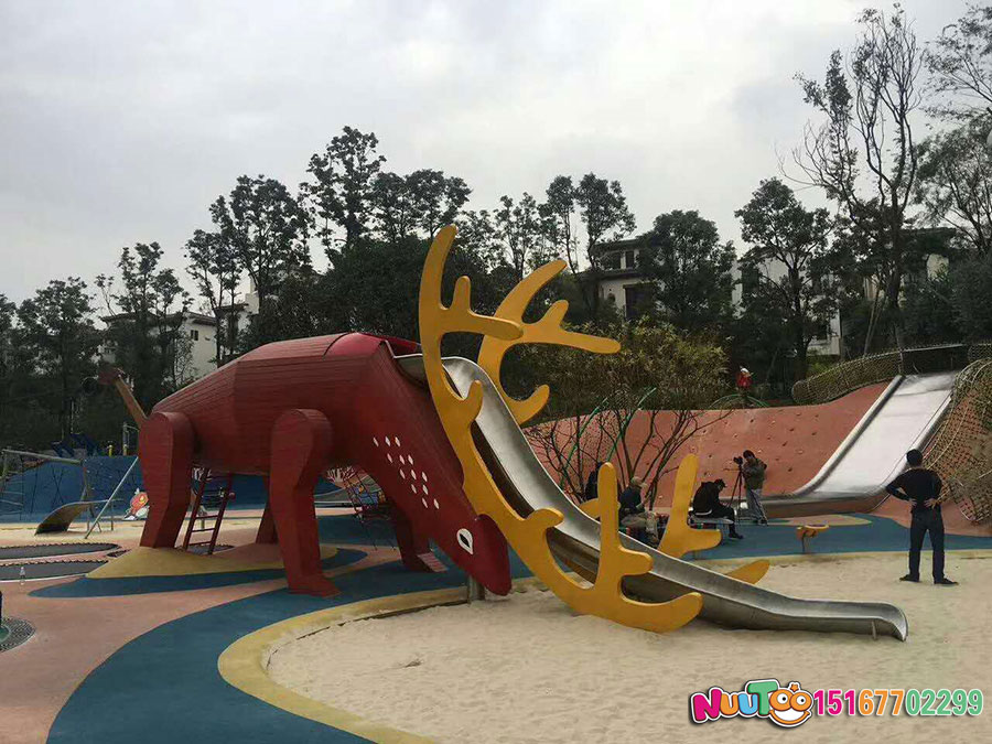 Viaje no estándar + tobogán de acero inoxidable + Ciervo flor Chengdu Wanhua Mei (26)