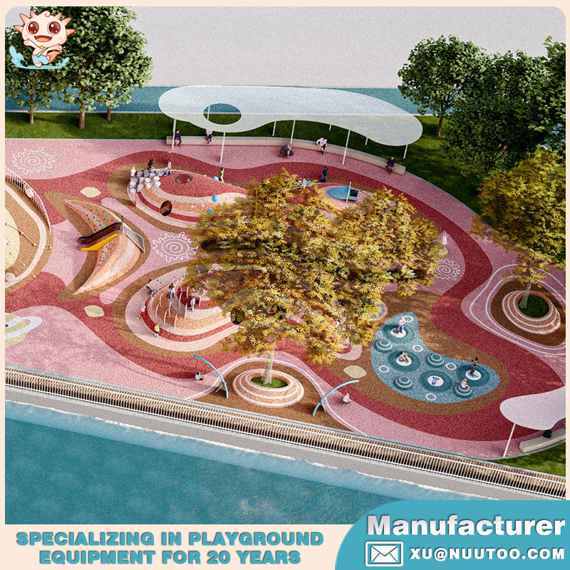 Fabricante de equipos para parques infantiles paisajísticos Create Dream City Playground