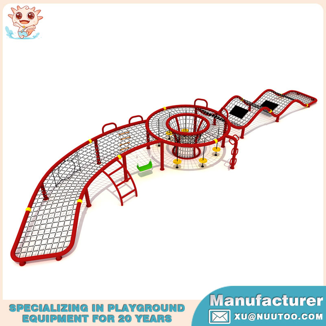 Los fabricantes de equipos para parques infantiles ofrecen diseño de escaladores para parques infantiles