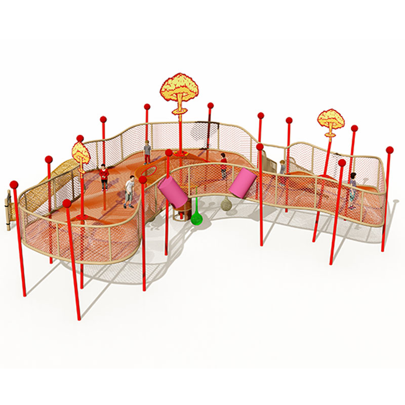 Volcano Adventure Net y trampolín escalador