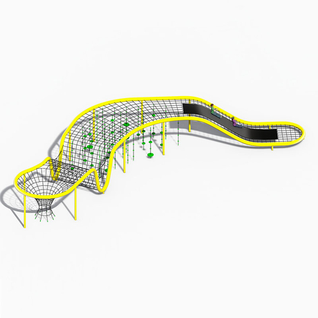 Juego de escalada suave con red de araña para exteriores