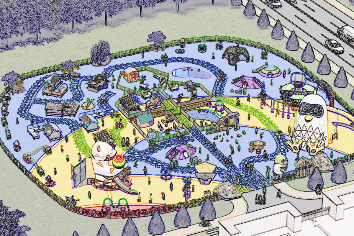 Parque infantil de aves de corral6