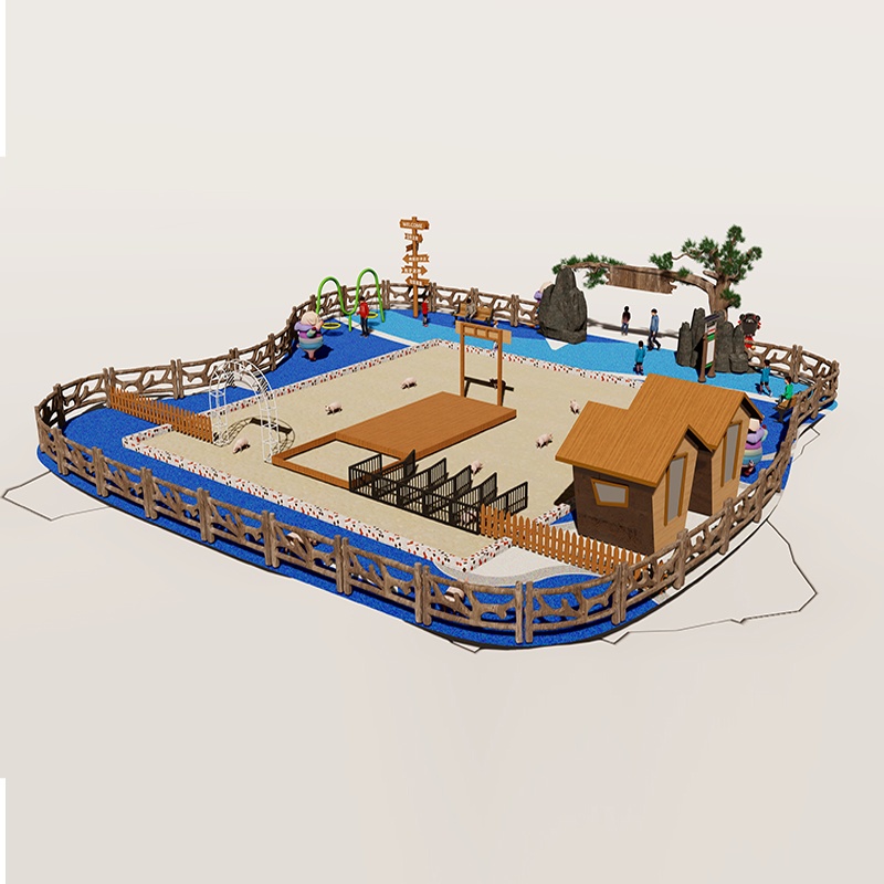 Equipo de juegos de mascotas de agilidad de cerdo