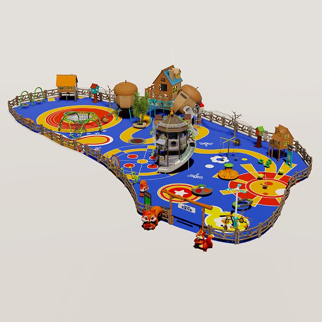 Squirrel Playground: equipo interactivo de juegos de mascotas 