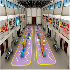 Conjunto de entrenamiento para carreras de obstáculos en interiores para niños