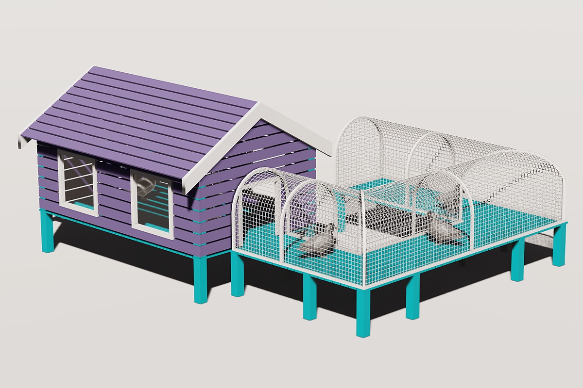 Alimentador de juegos de aves de corral2