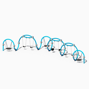 Columpio para niños al aire libre: estructura duradera y uso duradero