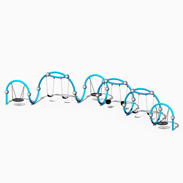 Columpio para niños al aire libre: estructura duradera y uso duradero