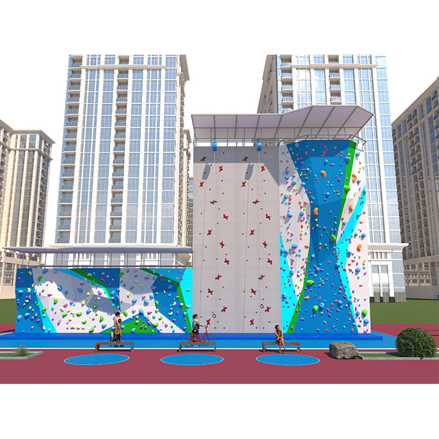 Muro de escalada interior modular de varias alturas | Escalada en el parque de aventuras