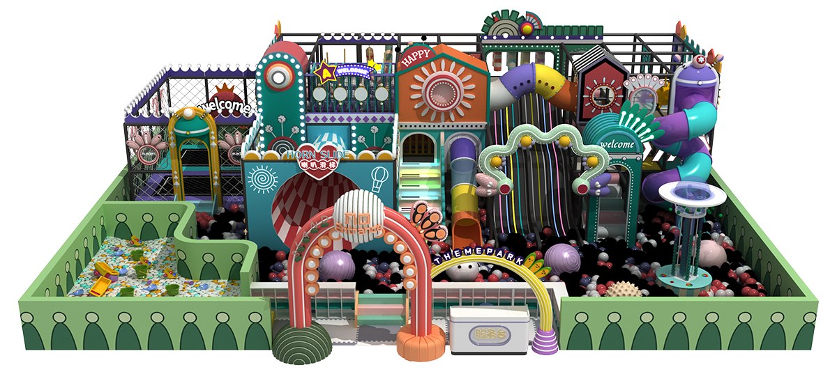 6.Patio de juegos interior Candy Color Macaron (6)