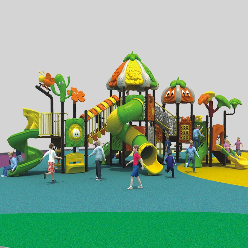Diapositiva de juegos con temas de bosque para niños con uso duradero al aire libre