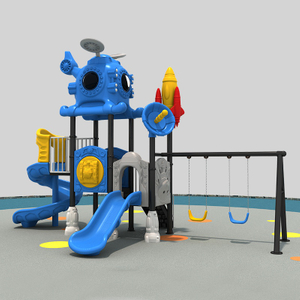 Diapositiva interactiva del parque infantil del transbordador espacial para niños