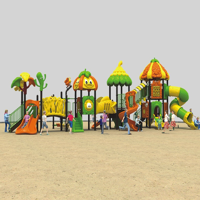 Diapositiva educativa de parque infantil con tema del bosque para al aire libre