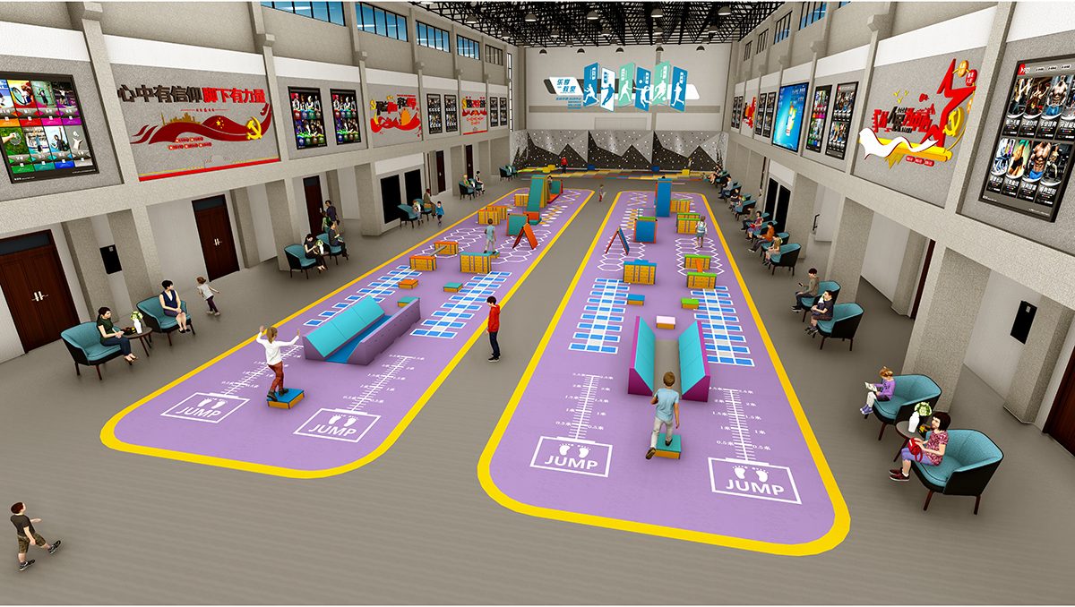 4. Entrenamiento en carrera de obst&aacute;culos cubierta para ni&ntilde;os (3)