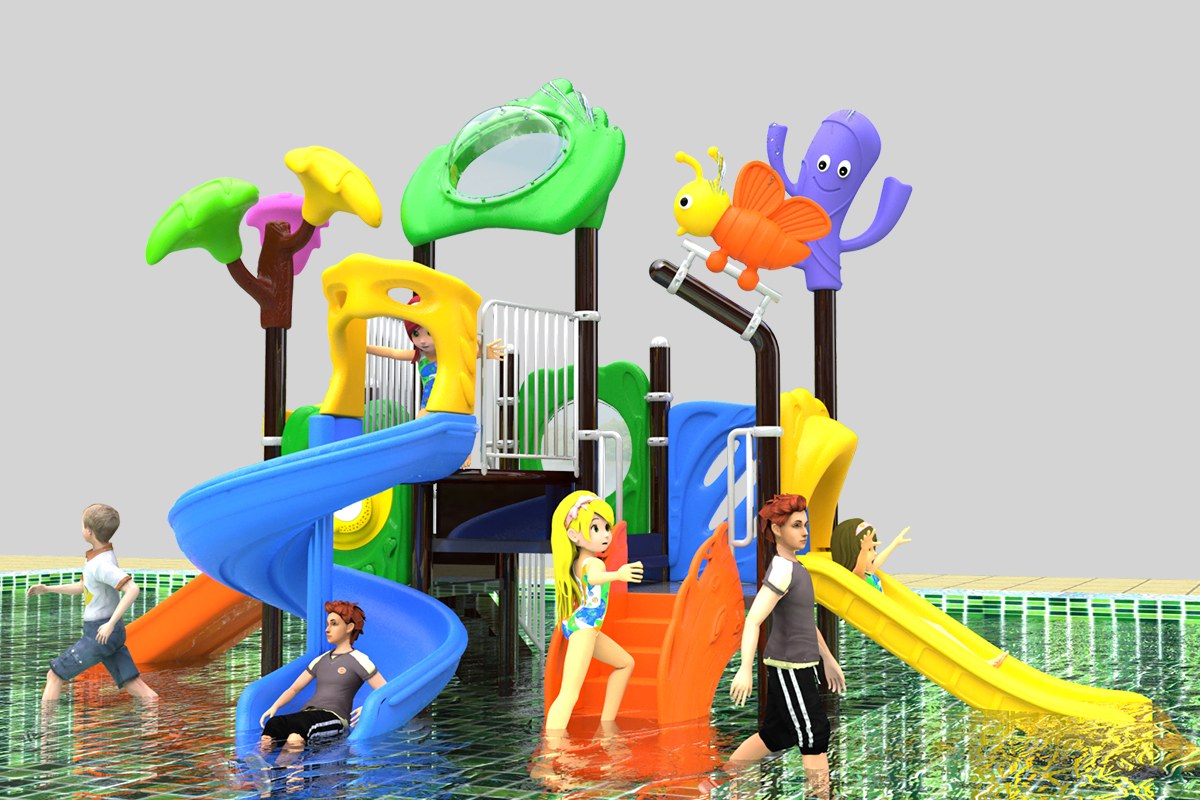Fabricante de tobogán de agua de juego comercial (2)