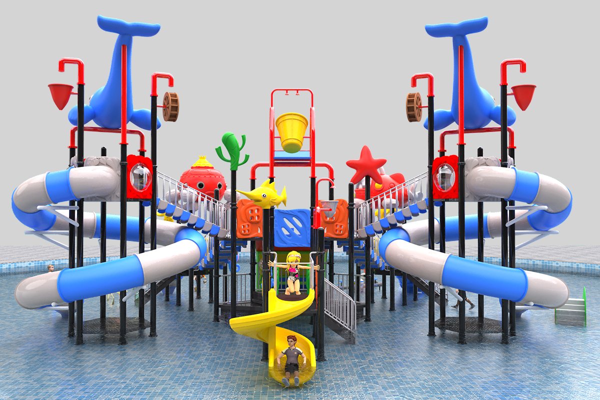 Equipo de juegos de Aventure Water Playground (3)