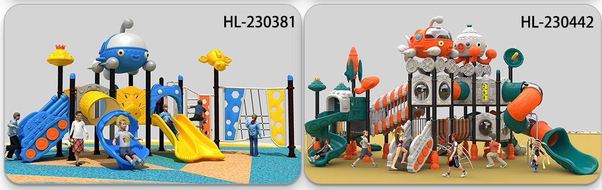 Space Play Slide Proveedor HDPE (10) 