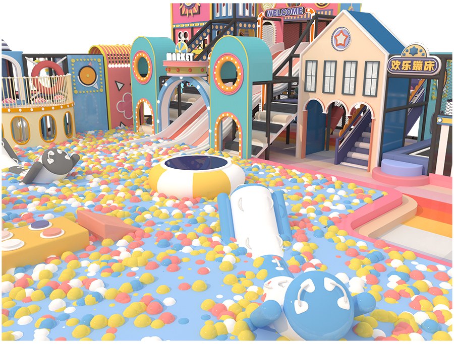 C&oacute;mo construir un patio de juegos interior con laberinto (5)