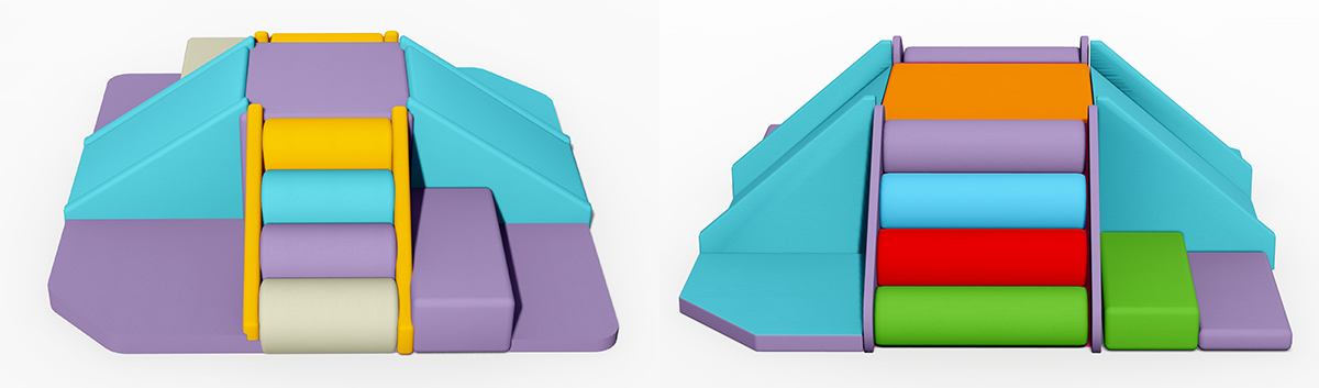 1. Equipo de &aacute;rea de juego suave (3)