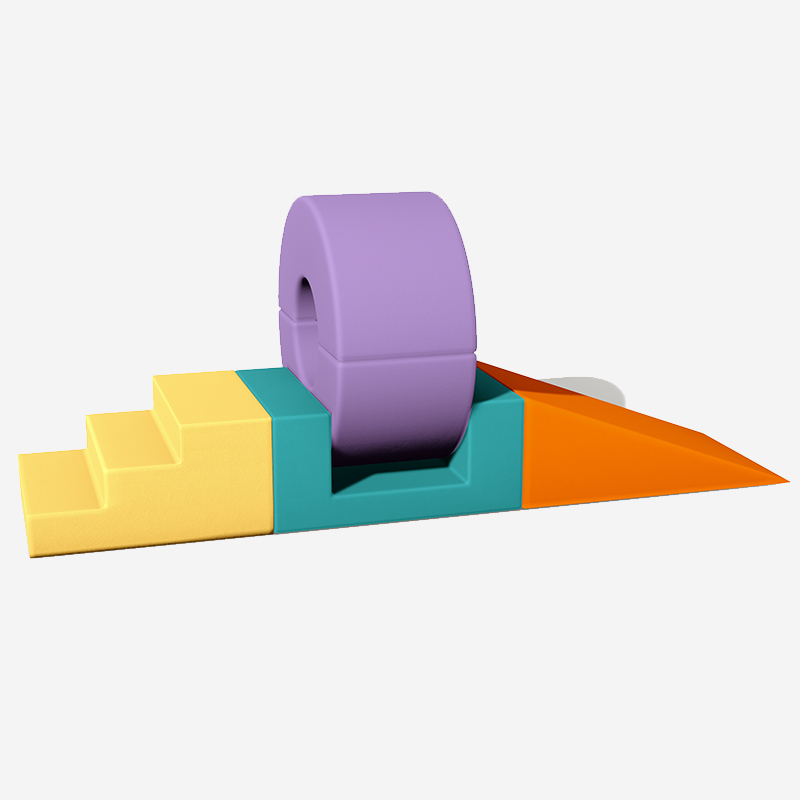 Equipo de juego suave para interiores modular y fácil de limpiar 